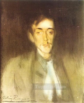  s - Portrait of Angel F de Soto 1899 Pablo Picasso